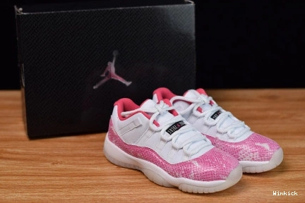 (W) RUST 11 RETRO - AH7860-106 JORDAN LOW PINK SNAKE 1128